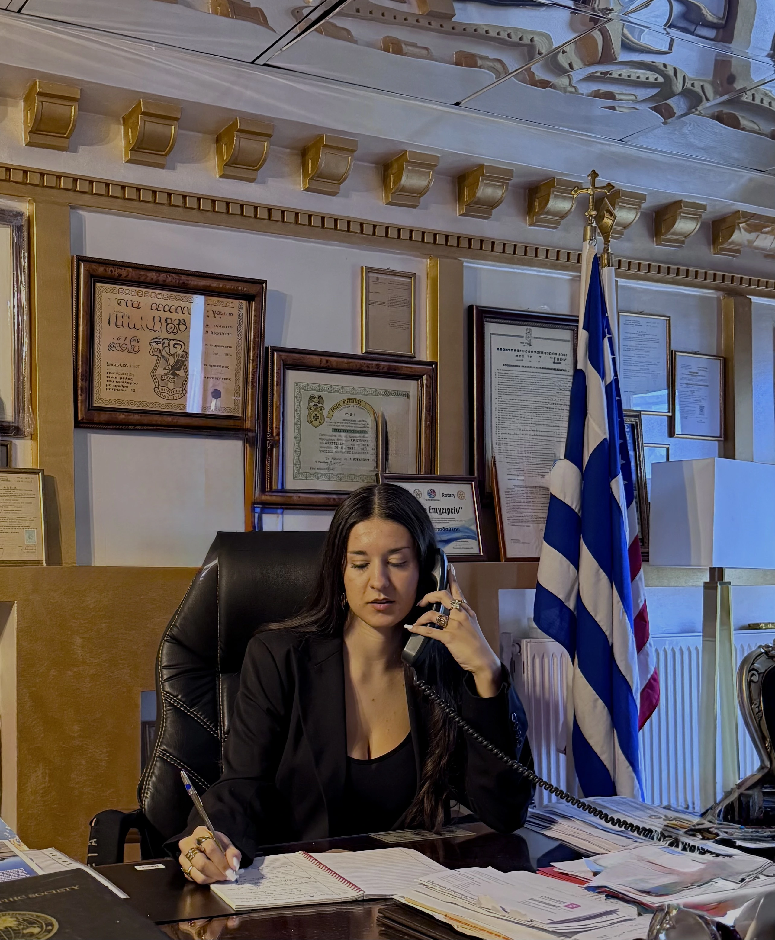 Η ερευνήτρια στον επαγγελματικό της χώρο